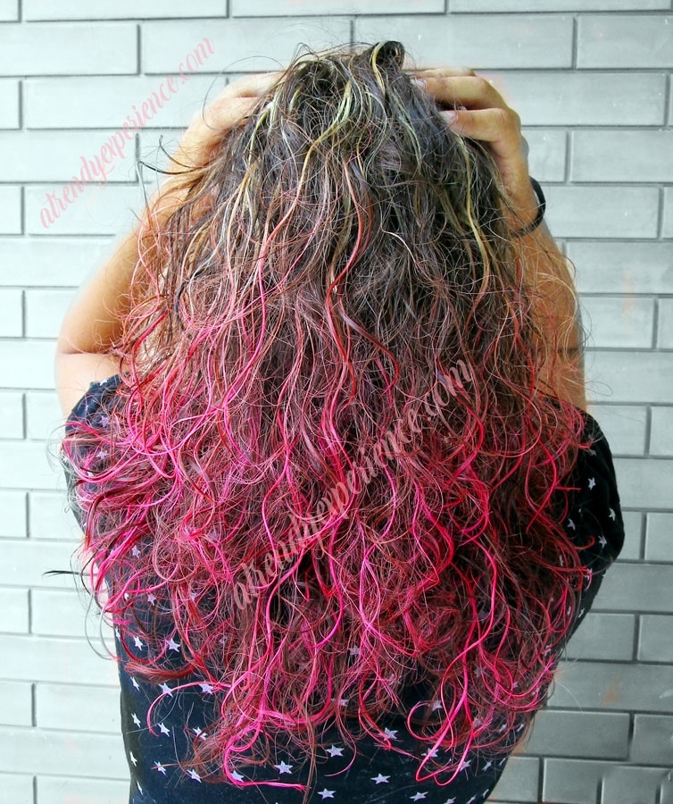 la riche directions gel semipermante rosa per capelli