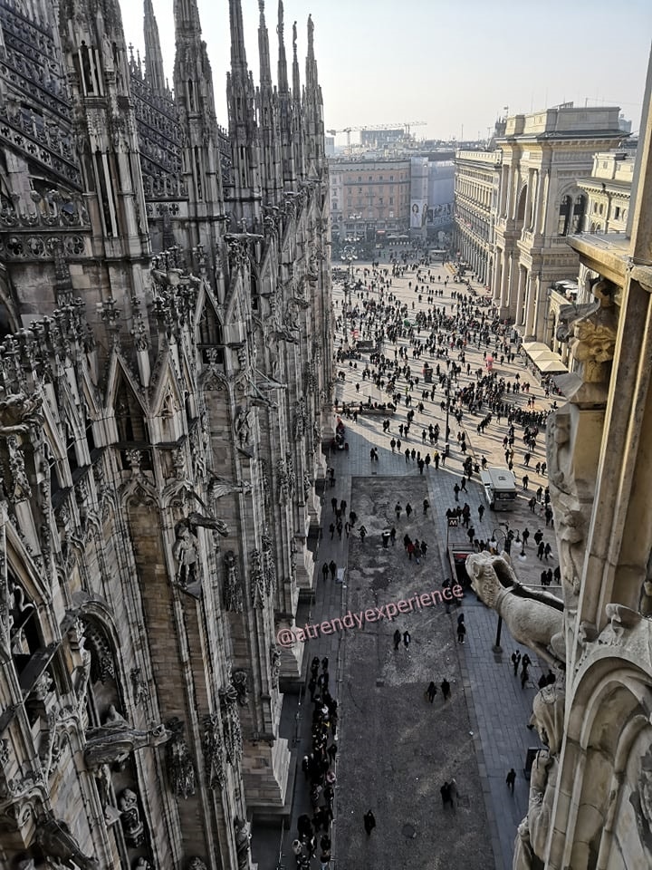 Vista da Duomo di Milano