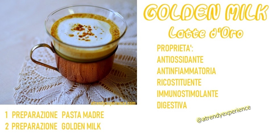 golden milk proprietà e come si prepara