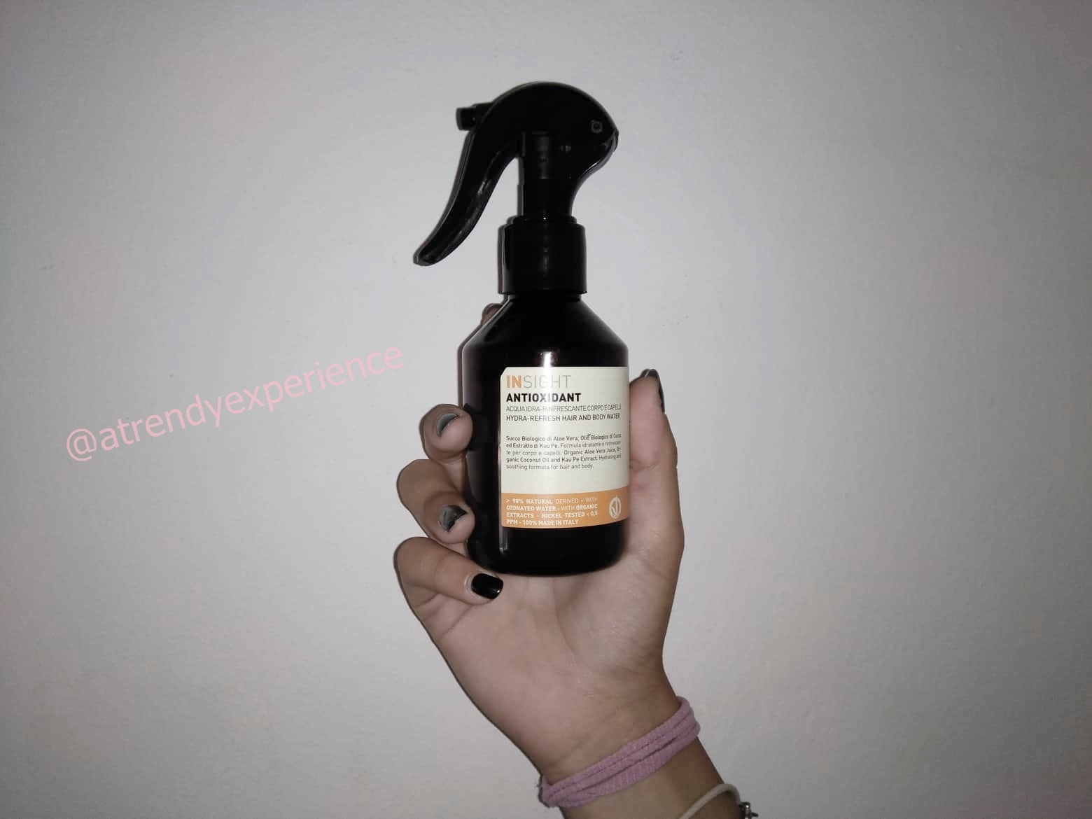 spray insight antioxidant per capelli e corpo