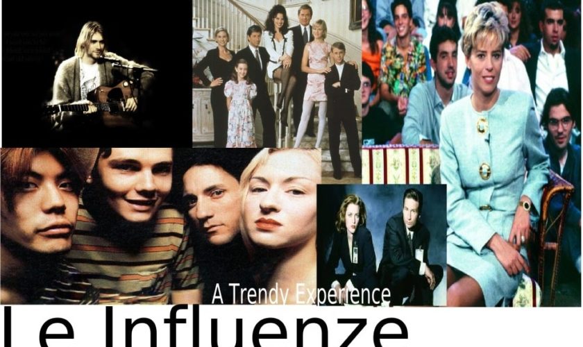 influenze e mode anni 90
