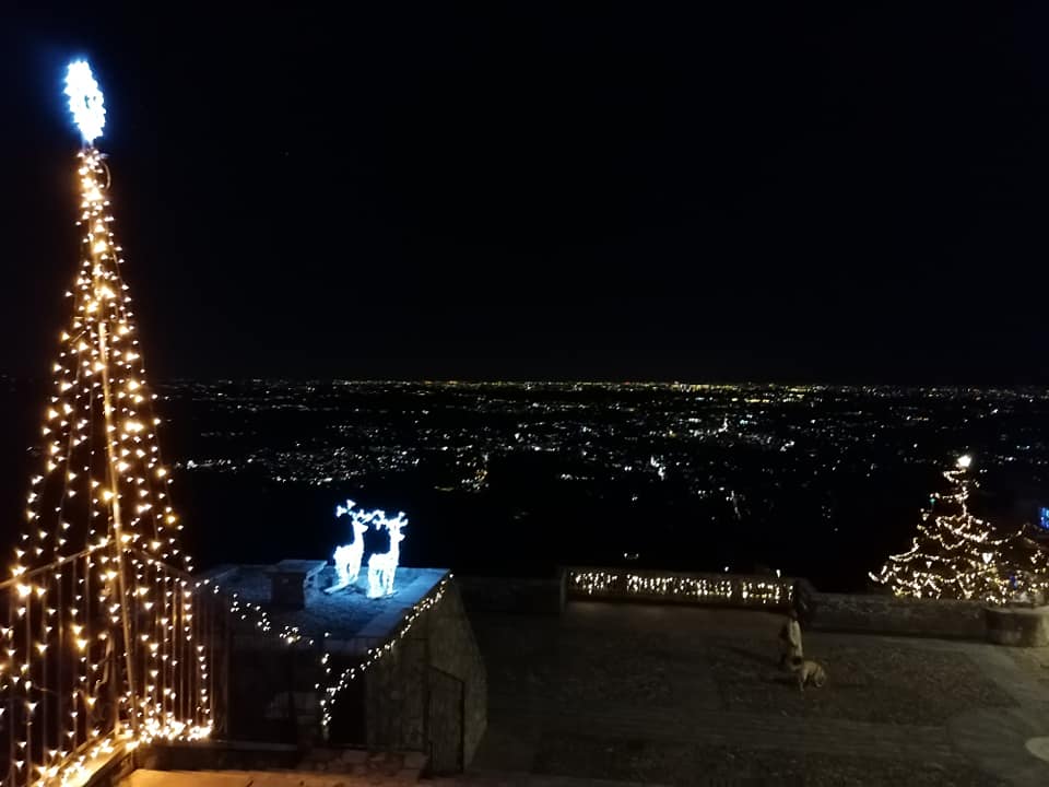 Veduta Sud da Santa Maria del Monte il giorno di Natale