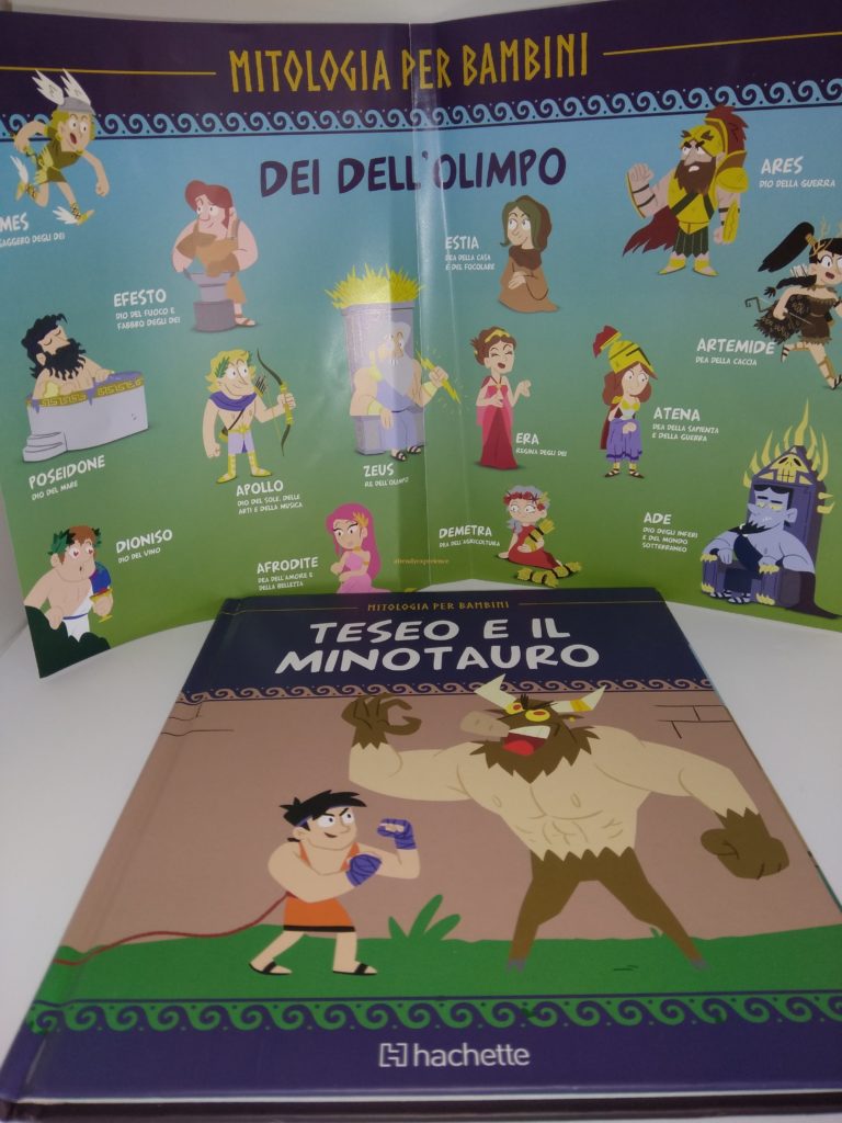 nuova collezione mitologia per bambini Hachette libri da leggere