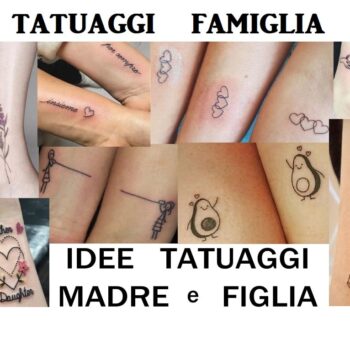 idee tatuaggi mamma e figlia tattoo per famiglie