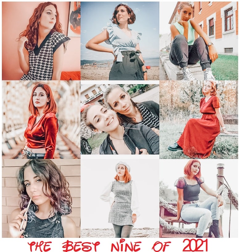 The Best Nine OF 2021 collage delle migliori nove foto 2021 tutorial