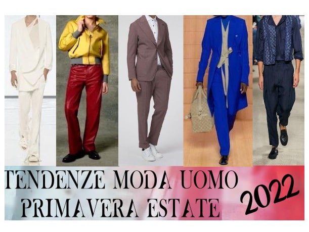 tendenze moda uomo primavera estate 2022 collage by pinterest