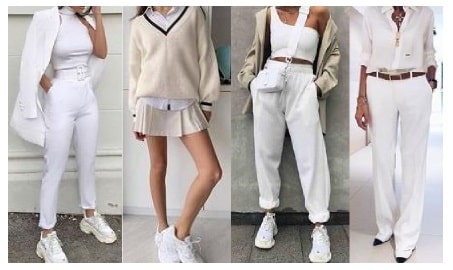 Come indossare un look total white