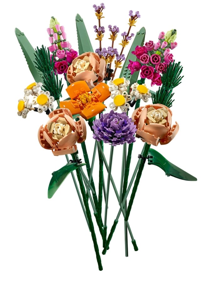 bouquet di fiori lego botanical collection