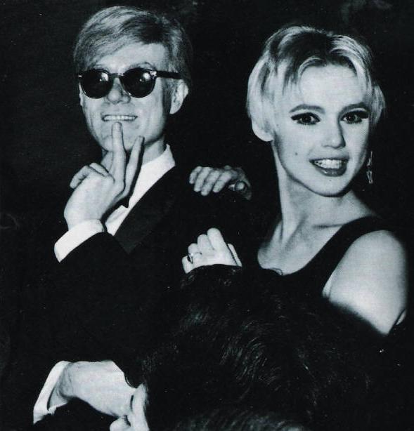 Edie Sedgwick e Andi Warhol