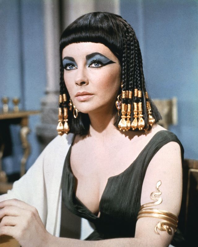 gioielli egizi, Cleopatra interpretata da Elisabeth Taylor