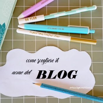 Come scegliere il nome del blog guida rapida per un nome efficace
