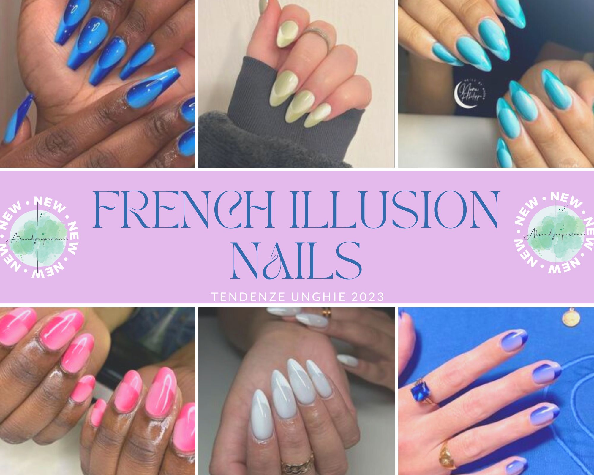Tendenze unghie 2023: French Illusion Nails