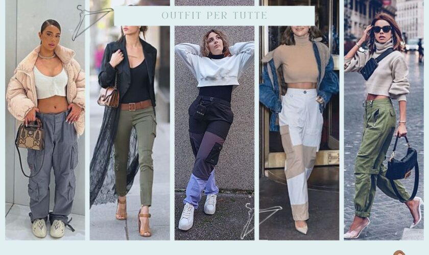 Outfit Pantaloni Cargo per essere trendy tutto l'anno