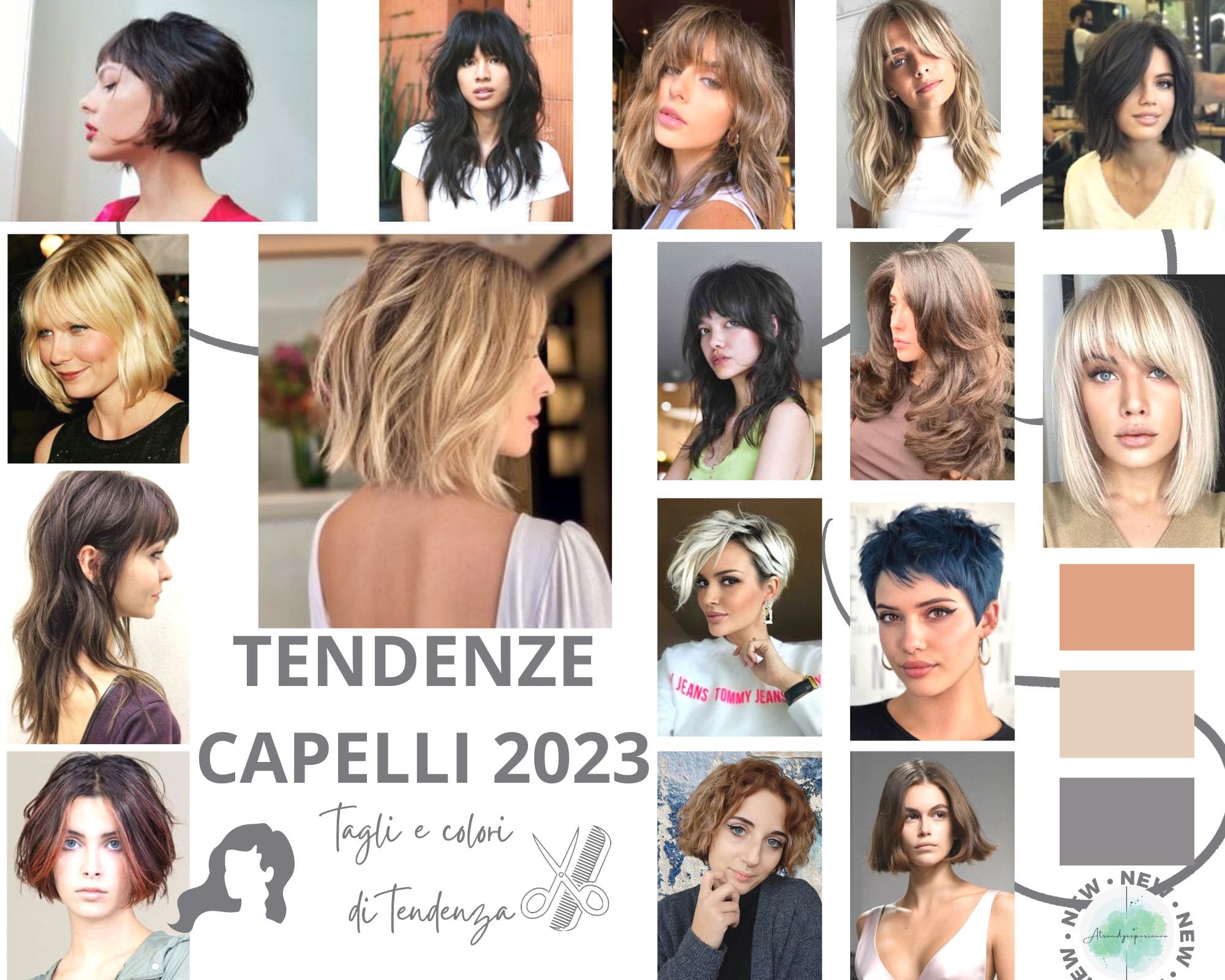Tendenze Capelli 2023,  tagli e colori di tendenza per rinnovare il tuo hairstyle