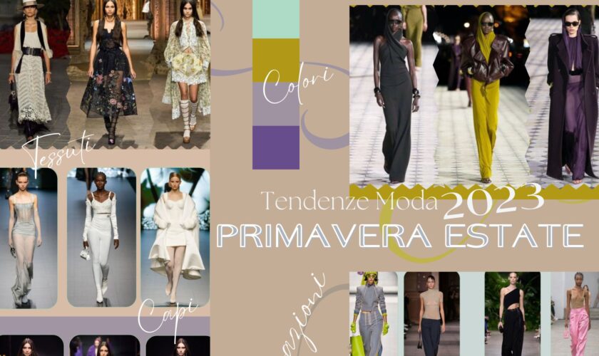 Tendenze moda primavera-estate 2023 i look femminili più trendy, tessuti e colori