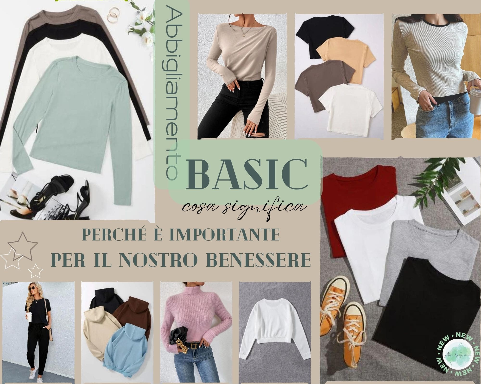 Abbigliamento Basic cosa significa e perché è importante per il nostro benessere psicofisico