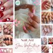 Nail Art San Valentino 2023, idee di tendenza, colori smalti e decorazioni romantiche