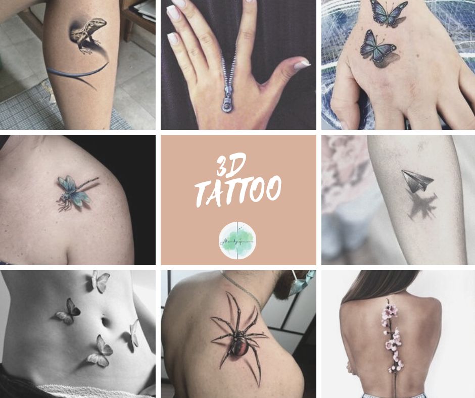 Tendenze tatuaggi 2023: i tattoo 3D