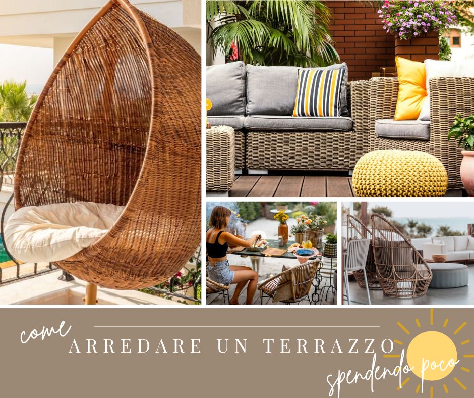 Come arredare un terrazzo in vista dell'estate spendendo poco