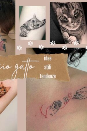 Tatuaggio gatto le migliori idee per un tattoo gatto di tendenza