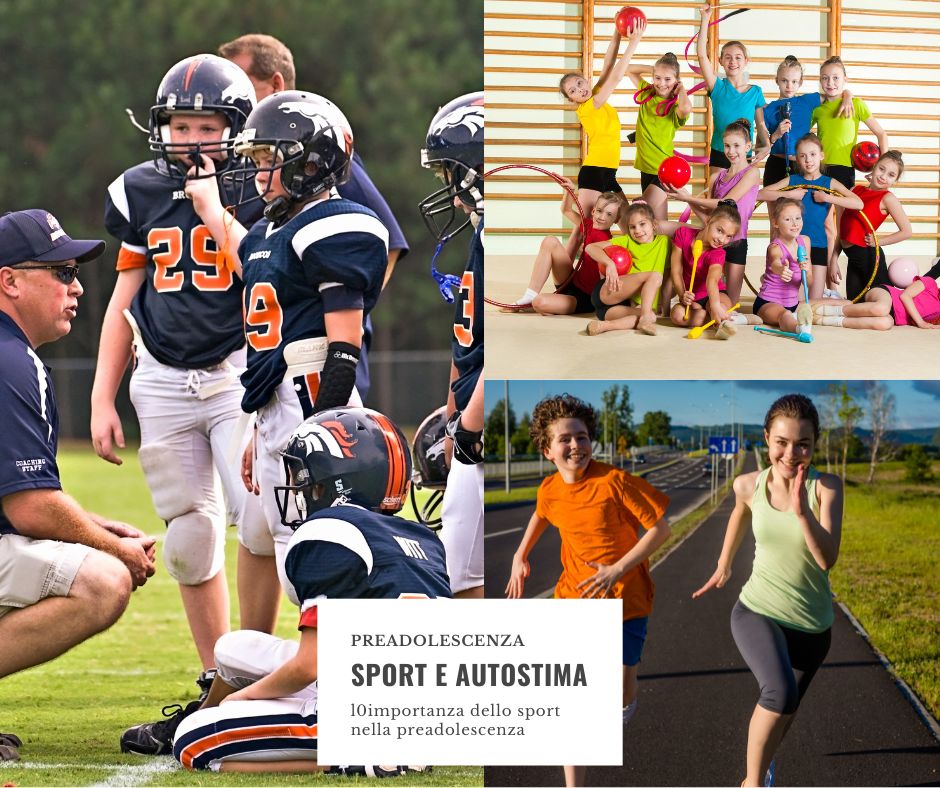 Benefici dello sport nella preadolescenza e adolescenza per lo sviluppo dell'autostima