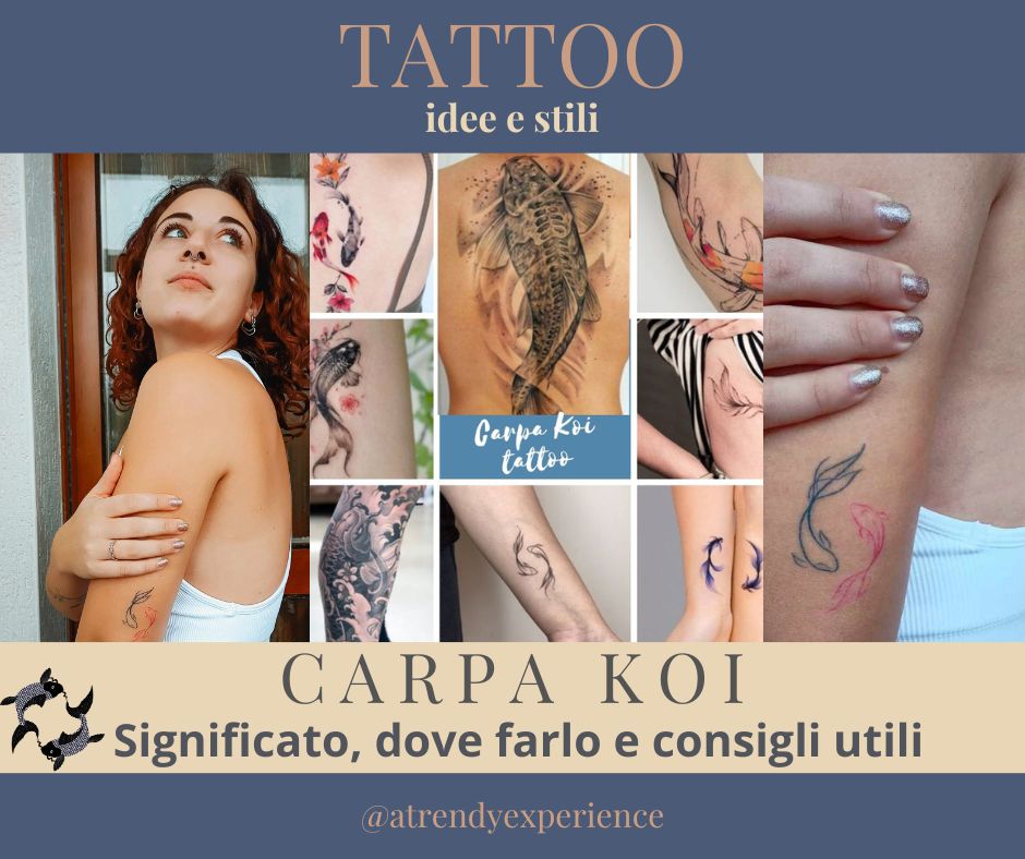 Carpa Koi tattoo: Il significato del tatuaggio carpa koi, dove farlo e le migliori idee e stili