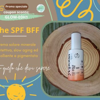 The SPF BFF di Yepoda, crema solare minerale idratante recensione