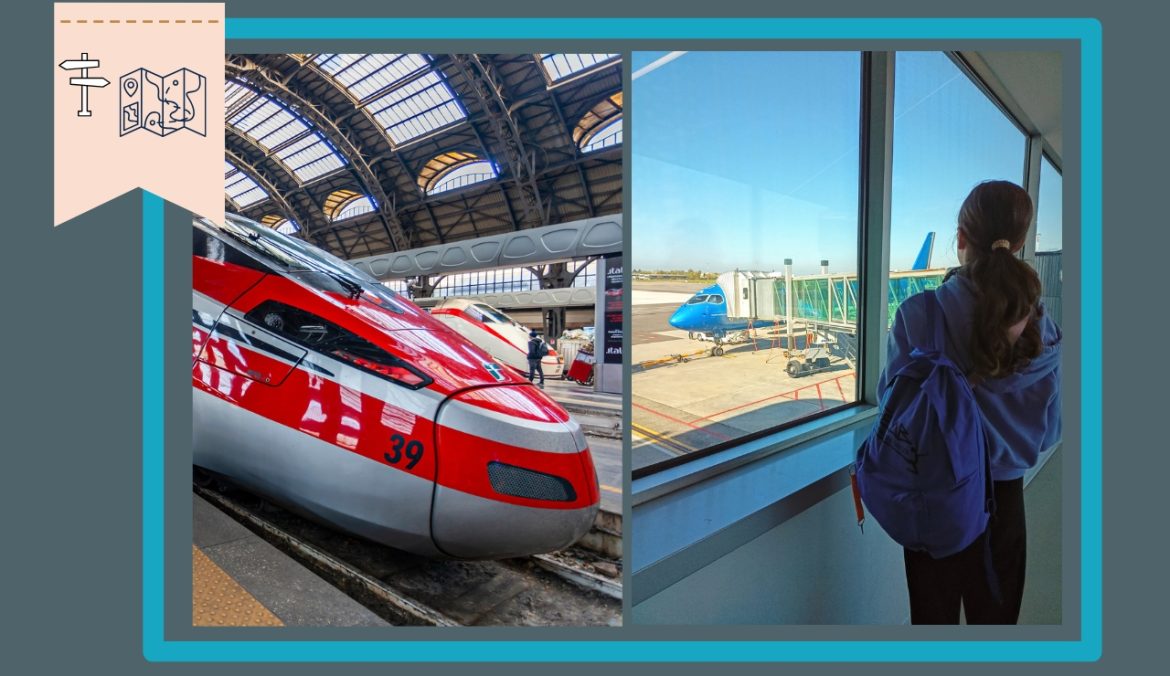 In Italia, meglio il viaggio in treno o aereo Tutti i pro e contro