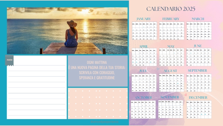 Calendario 2025 riepilogo delle festività