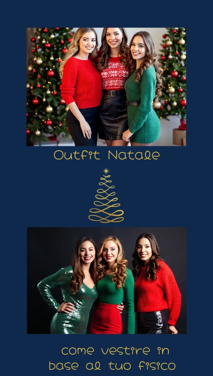 Come vestire a Natale, l'importanza di vestire con base alla tua corporatura