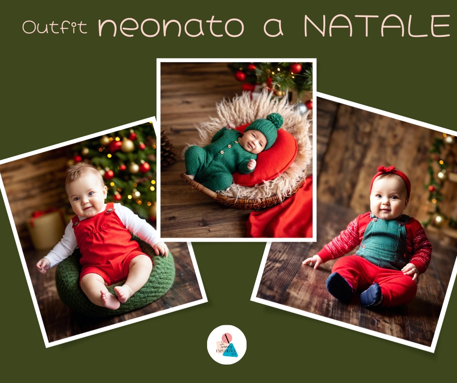 Come vestire un neonato a Natale in modo perfetto e pratico