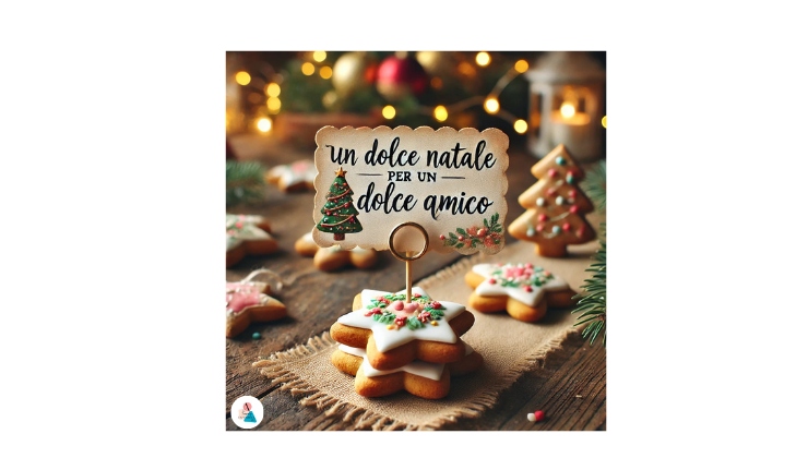 Segnaposto natalizi fai da te con biscotti