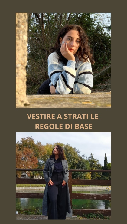Vestire a strati la regola generale basata sulle tendenze moda invernali