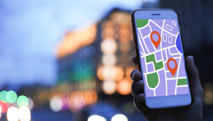 App di mappe, navigazione e spostamenti a piedi