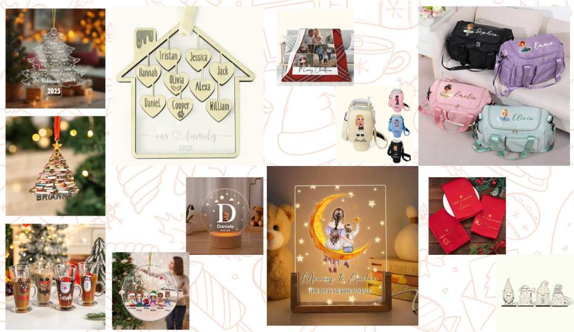 Decorazioni e regali di Natale personalizzati 2025 sorprendenti
