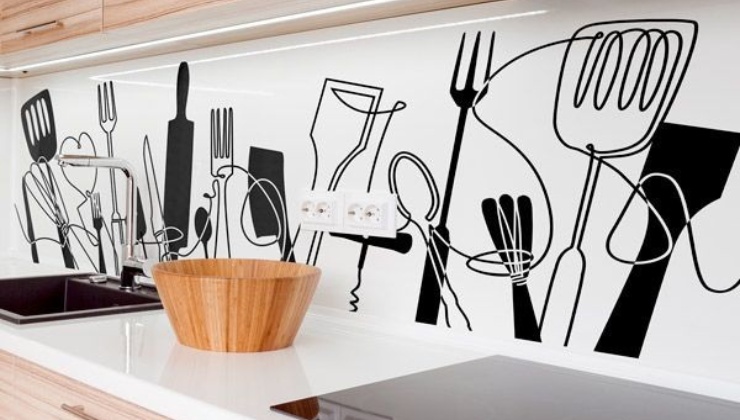 Adesivi murali per cucina le tendenze attuali