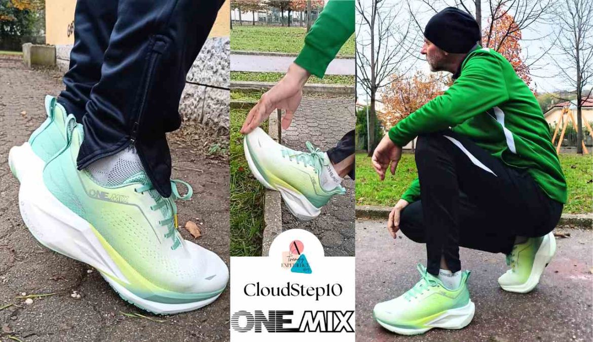 Onemix CloudStep 10 recensione delle scarpe dal passo leggero che cambia ogni corsa