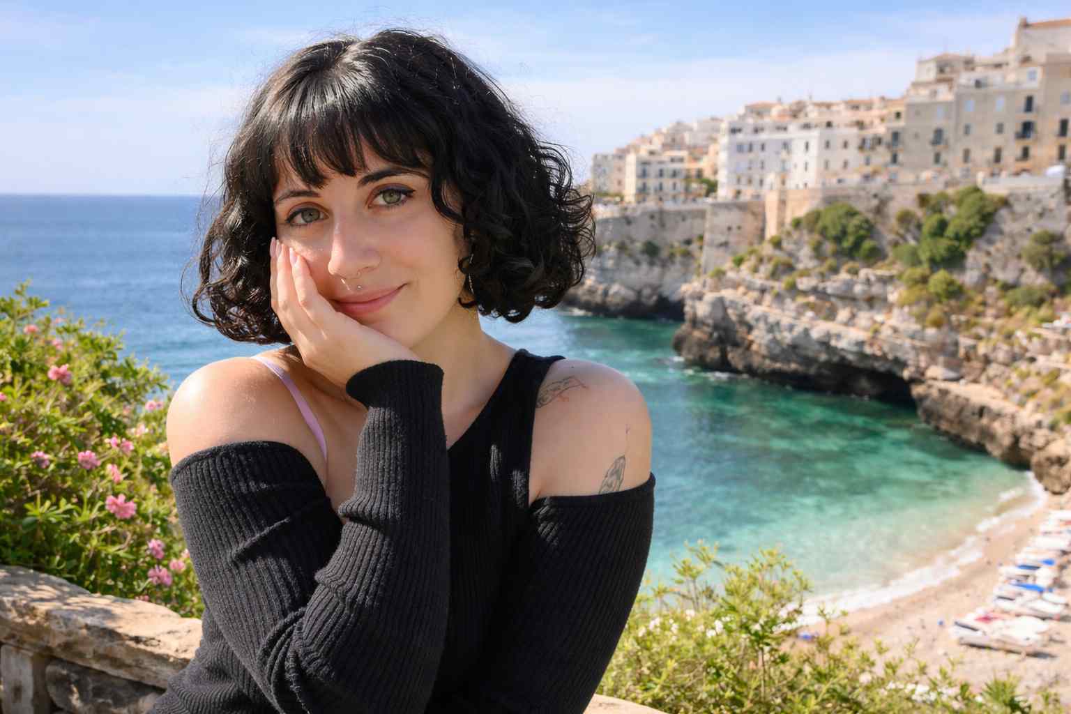 Polignano a Mare scogliere, mare turchese e poesia