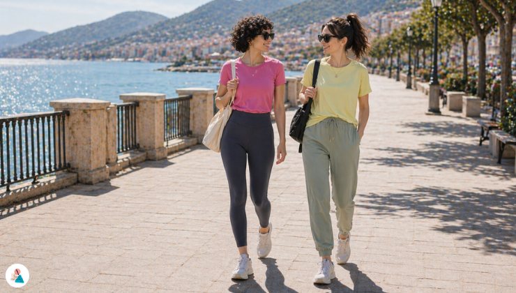 Come creare un outfit per camminare che valorizza la silhouette