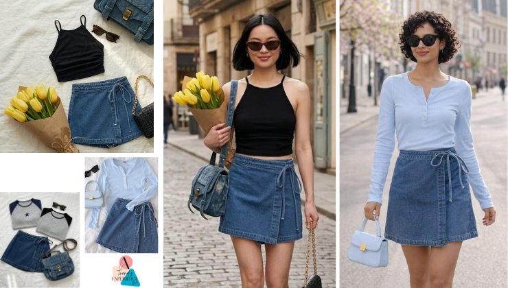 Il ritorno della gonnellina in denim (e perché funziona sempre)