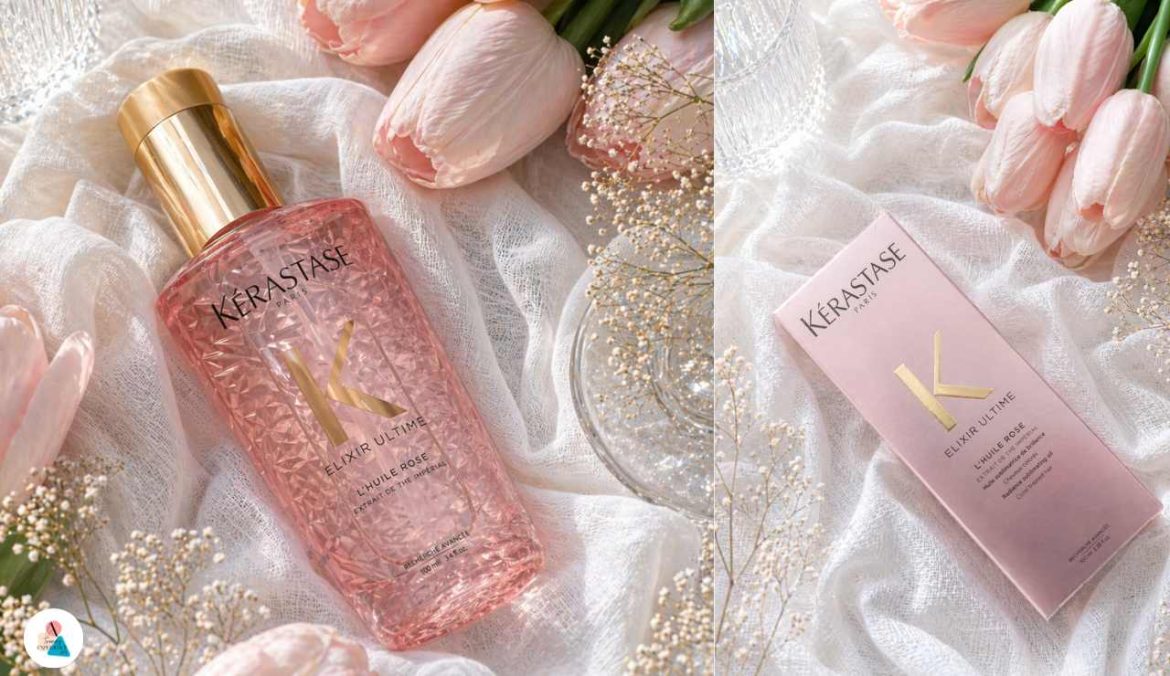 Kérastase Elixir Ultime L’Huile Rose il segreto per capelli luminosi, morbidi e protetti