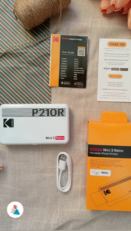Kodak Mini 2 Retro Portable Photo Printer P210R, regalo originale e significativo