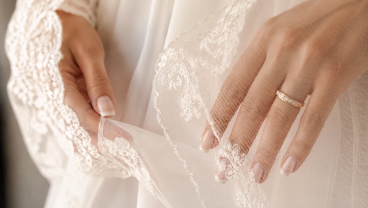 Tessuti da sposa il mikado e la sua anima da architetto