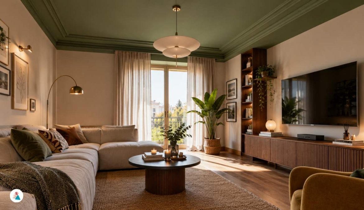 Il soffitto colorato la tendenza d’arredo che trasforma gli ambienti e rivoluziona la percezione de
