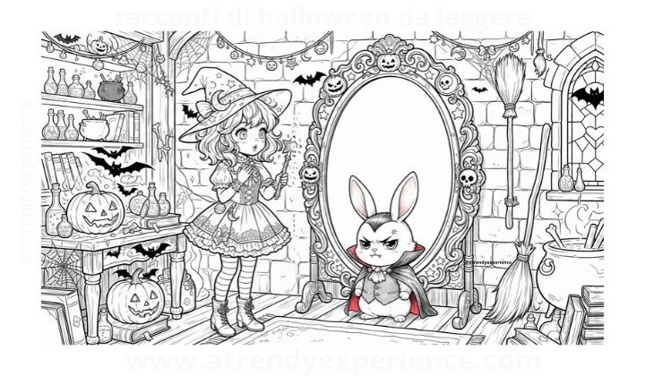 Racconti di Halloween per bambini LA STREGHETTA PASTICCIONA E IL CONIGLIETTO VAMPIRO