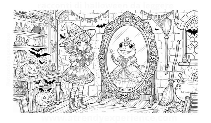 Racconti di Halloween per bambini LULÙ, LA STREGA TRASFORMATA IN RANOCCHIA